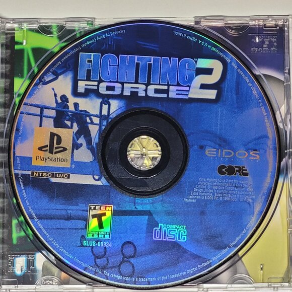 Fighting Force 2 Playstation 1 ps1 psone reg card - Picture 4 of 5